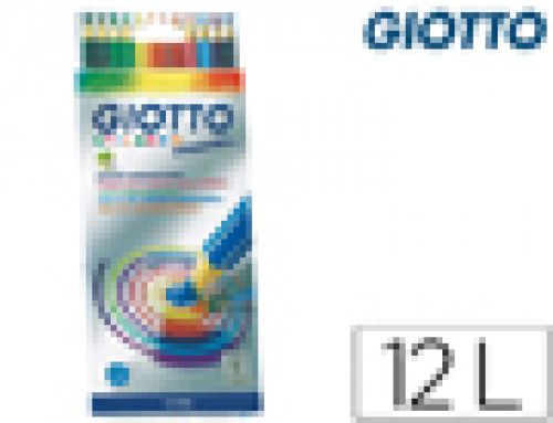 Lpis de cor giotto stilnovo aguarelveis caixa de 12 cores , Giotto , 59884 , 8000825255700